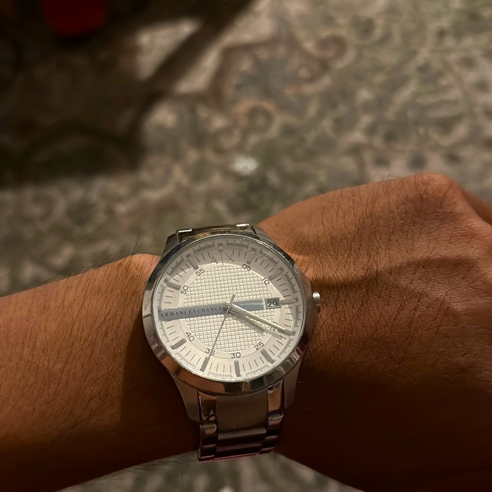 ARMANI EXCHANGE BEAUTIFUL SILVER WATCH